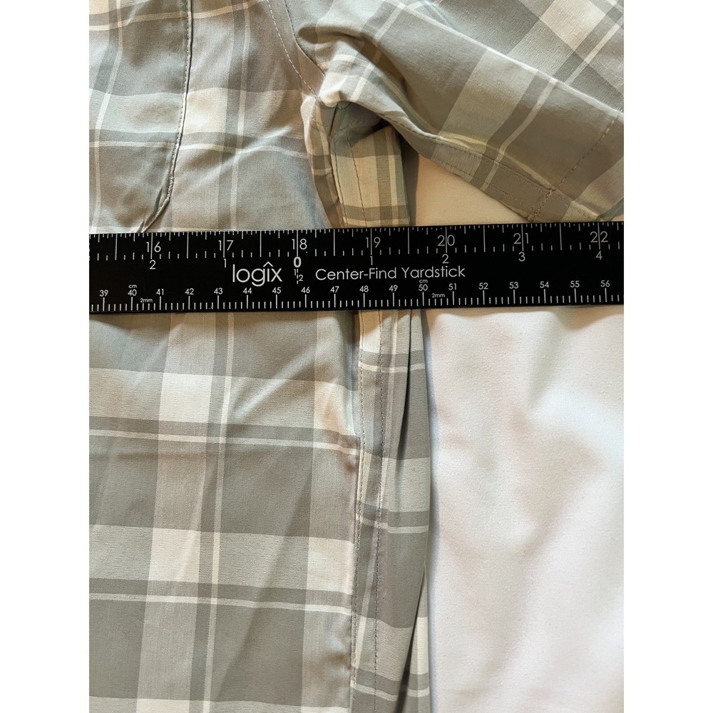 Eddie Bauer Shirt Men Small Plaid Voyager Flex Fishing Button Down (a35) - Picture 8 of 10